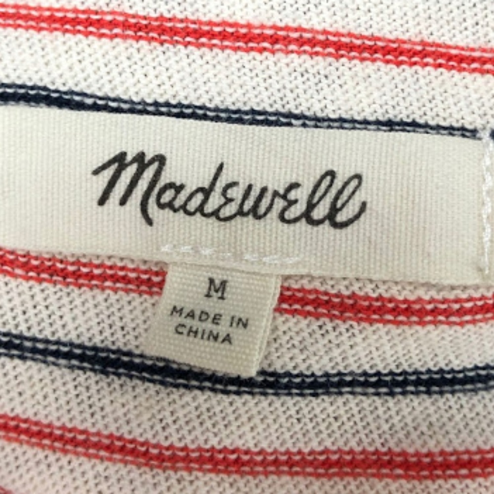 Madewell Retro Sacramento Stripe Recycled Ringer T - Picture 7 of 7